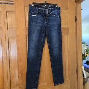 American Eagle Outfitters Women's Dark Blue Jeans